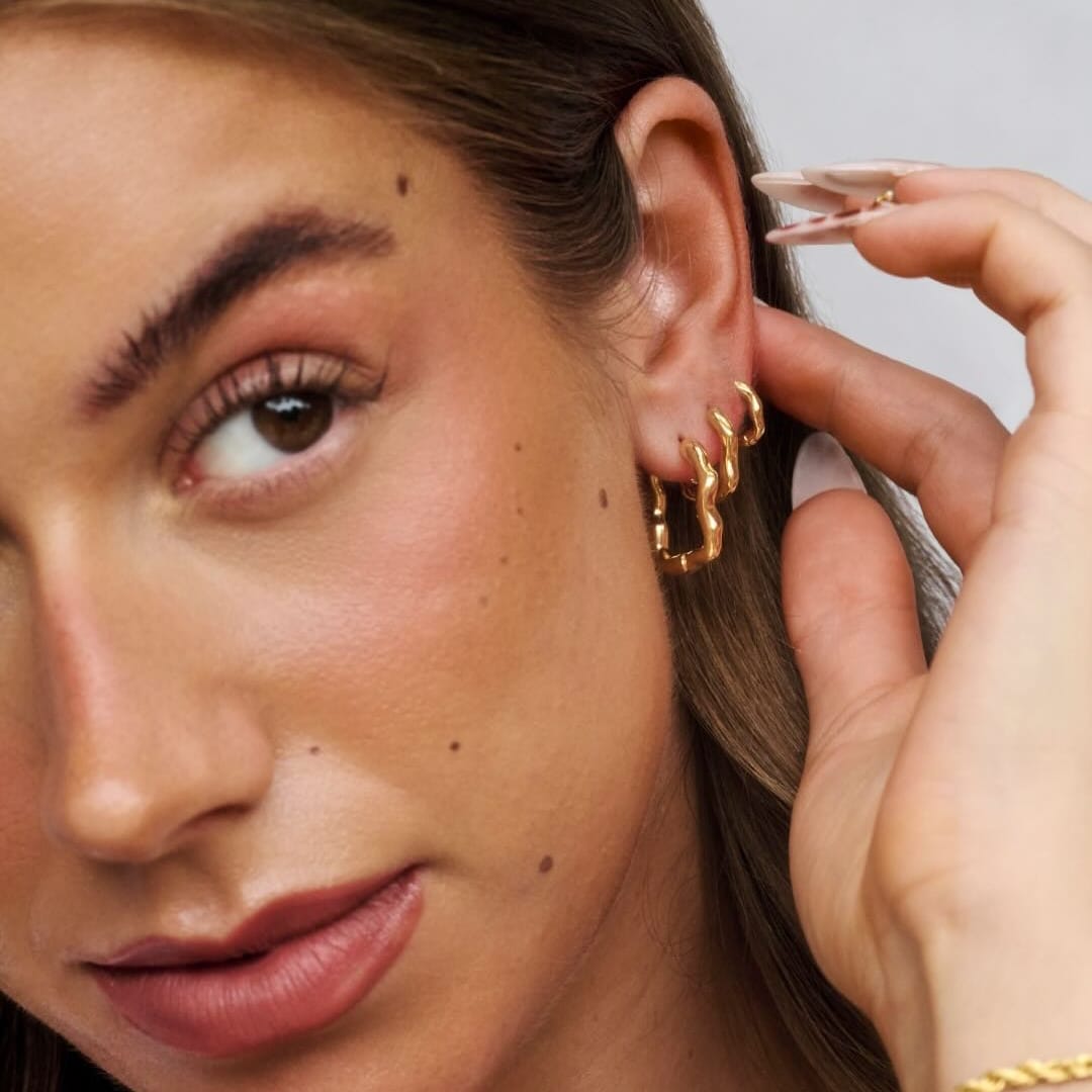 Arus Hoops - Gold