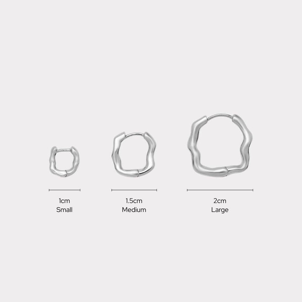 Arus Hoops - Silver
