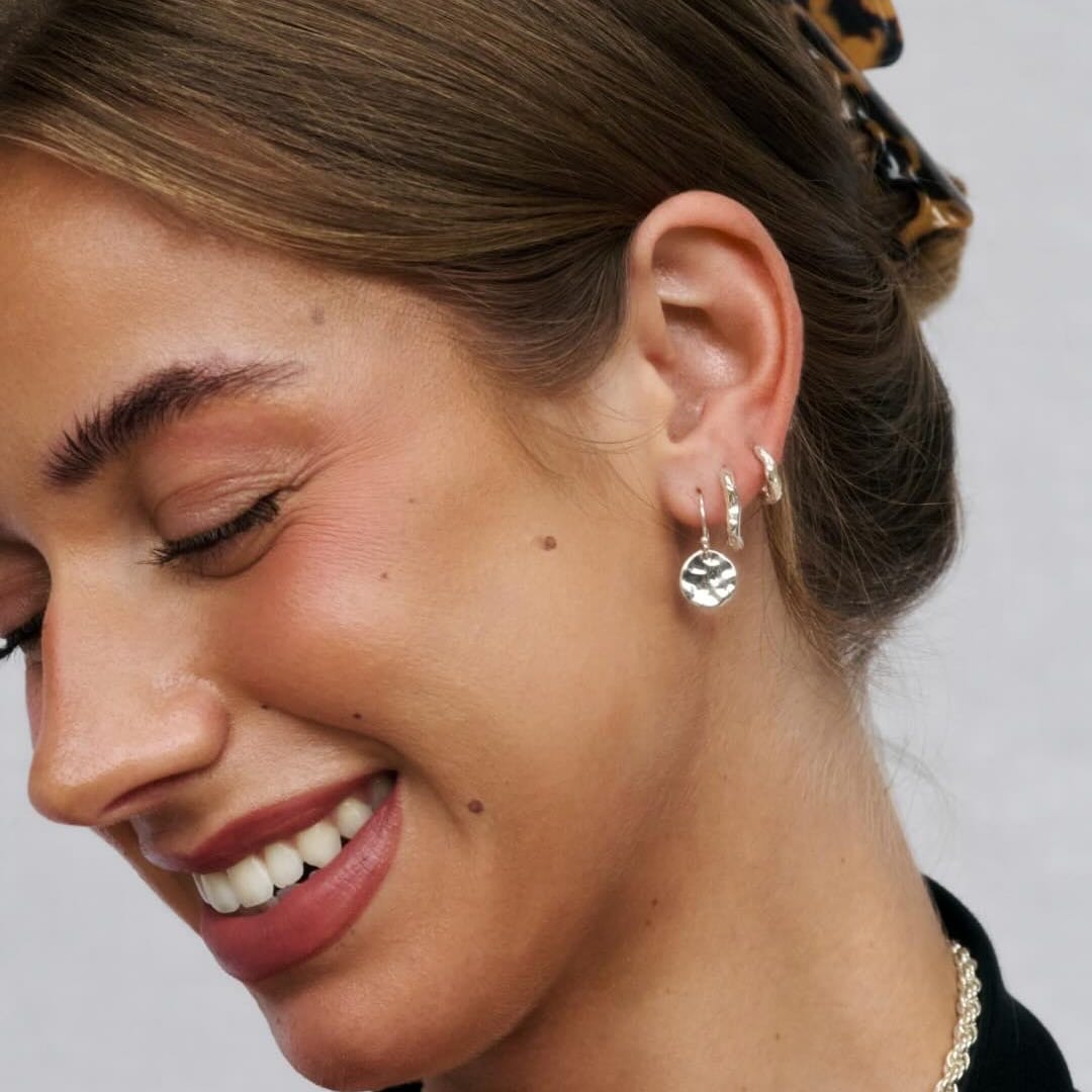Arus Hoops - Silver