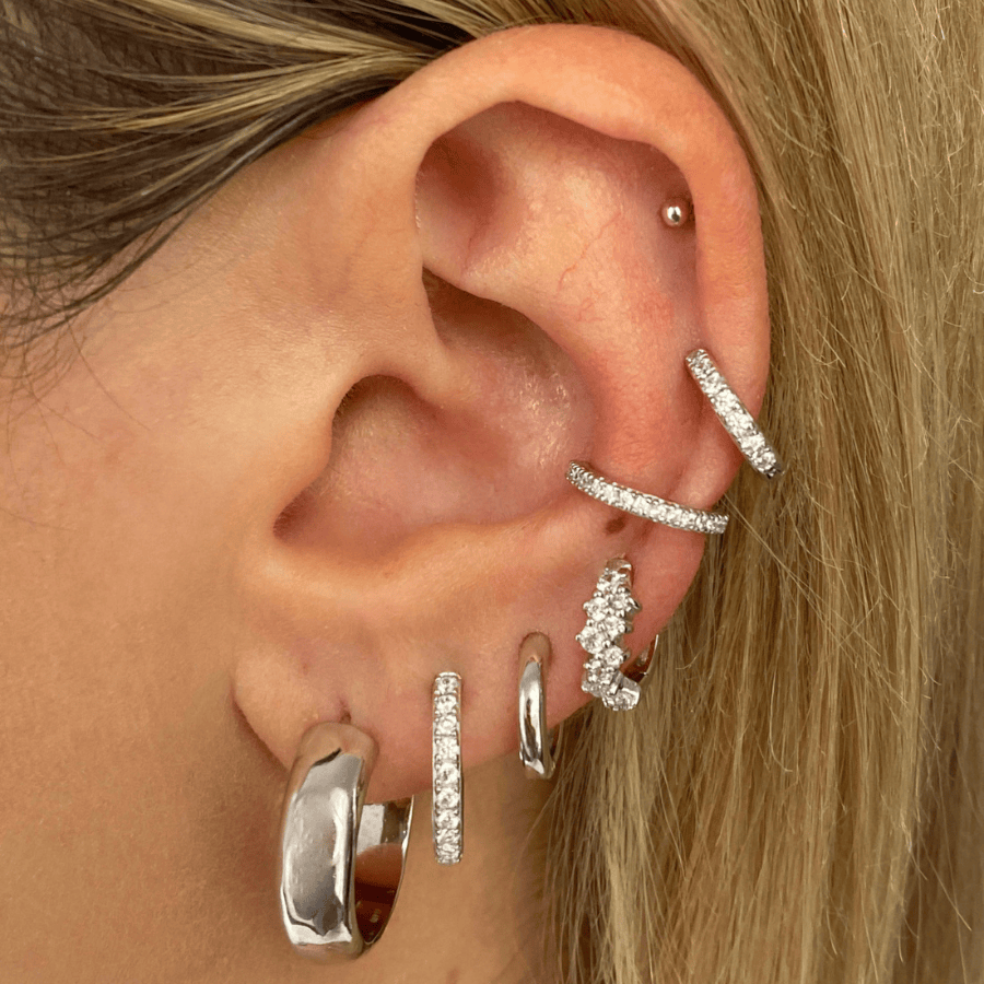 BELLE STUDS | SILVER