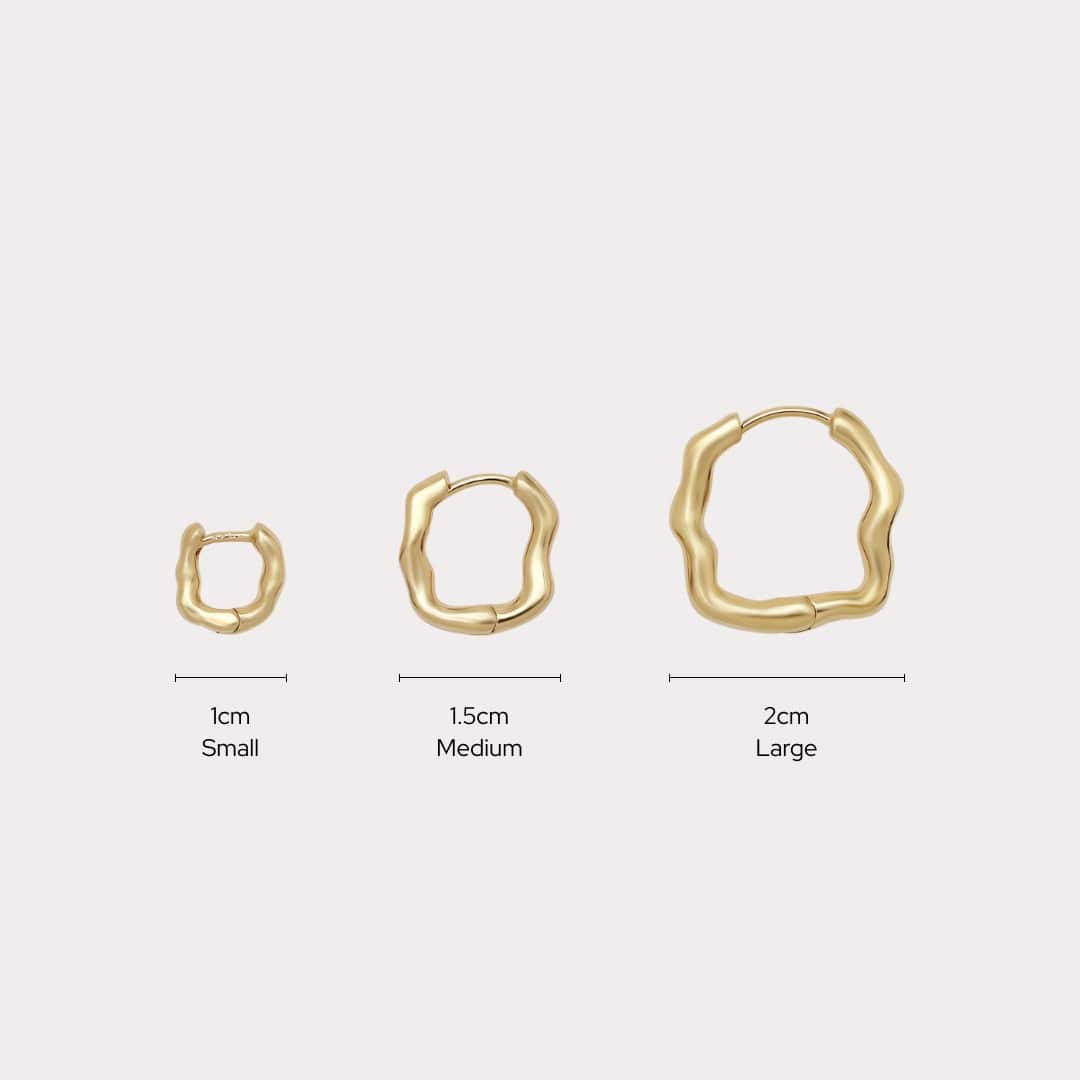 Arus Hoops - Gold